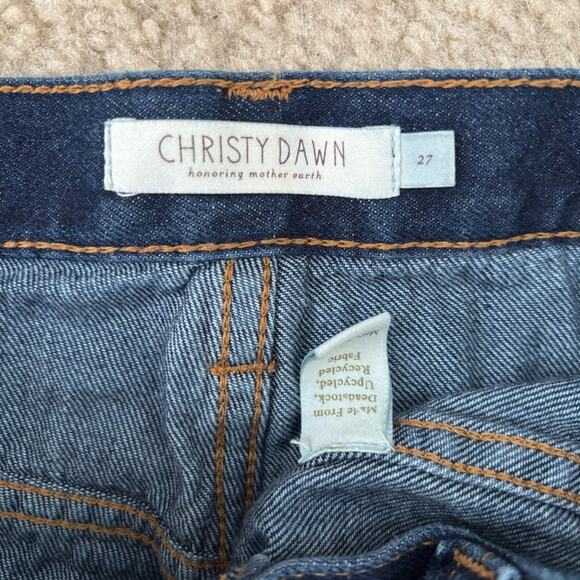 Christy Dawn The Lula Jeans High-Rise Bootcut Front Pockets Kick Flare Denim - Picture 7 of 7